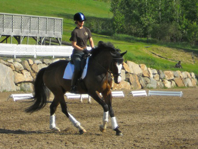 Gina Smith on Royal Flush at Bromont