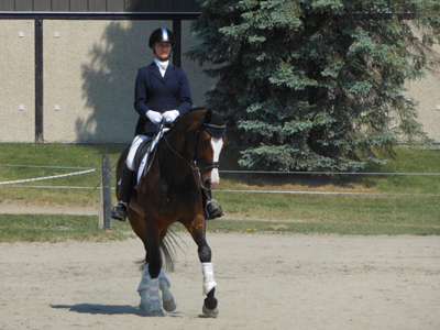 Gina Smith on Royal Flush at Bromont